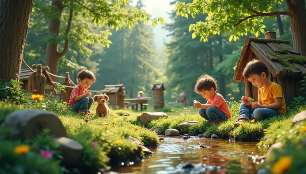 découvrez un camping enfants avec des activités nature inspirées de center parcs, mais en plein air, pour des vacances ludiques et authentiques en famille.