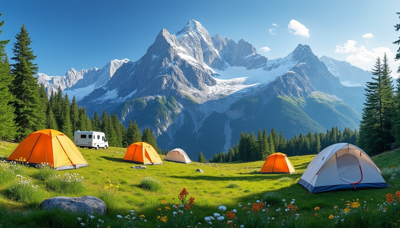 découvrez les campings panoramiques en savoie avec une vue imprenable sur le mont blanc dans la vallée de chamonix. profitez d'un séjour nature exceptionnel entre montagne et détente.