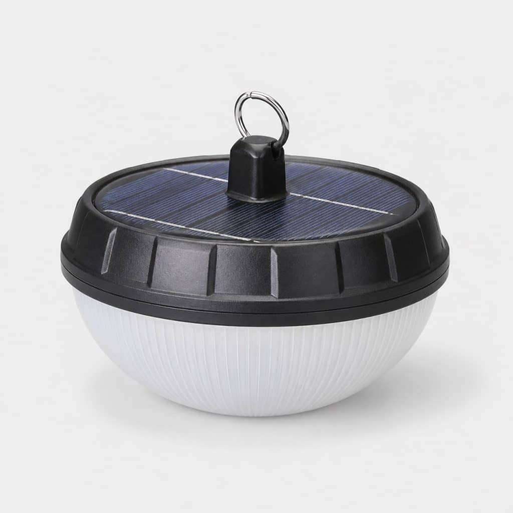 Lampe solaire à suspendre pour pêche de nuit et veillée