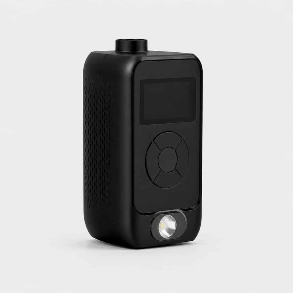 Mini pompe à air électrique connectée avec écran OLED