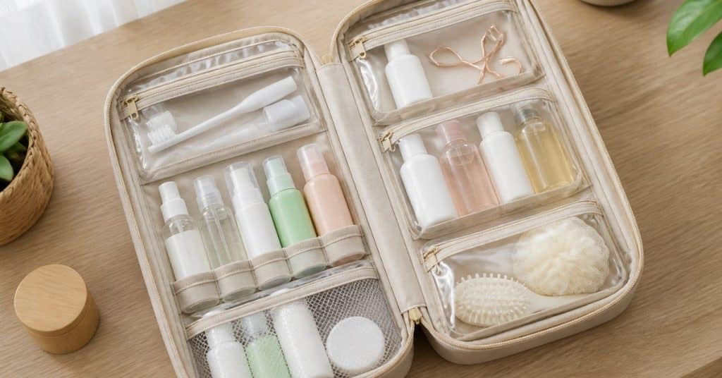 Comment organiser sa trousse de toilette de voyage ?