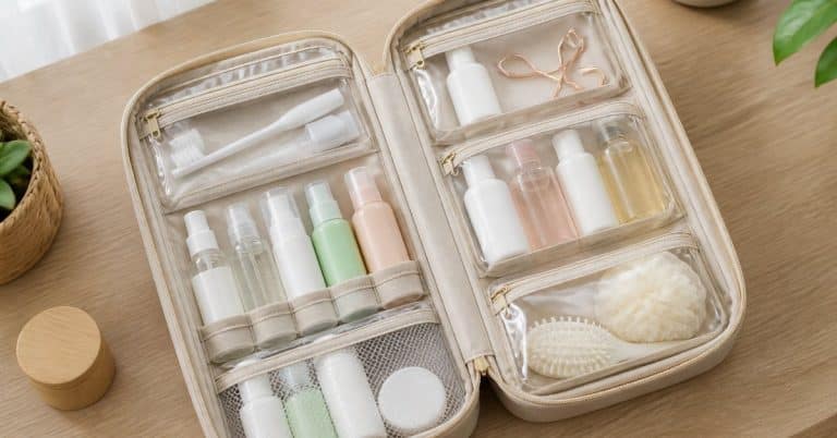 Comment organiser sa trousse de toilette de voyage ?