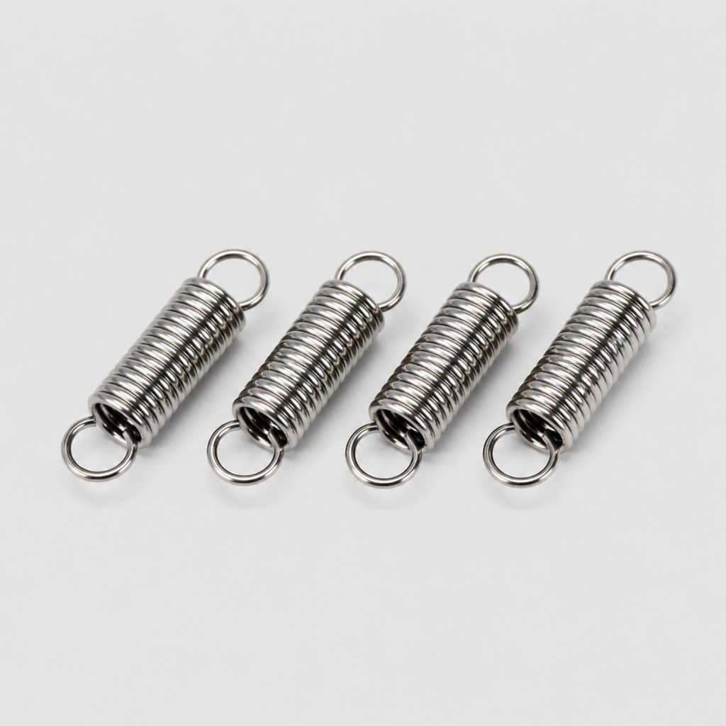 Lot de 4 ressorts de tension en acier pour voile d'ombrage