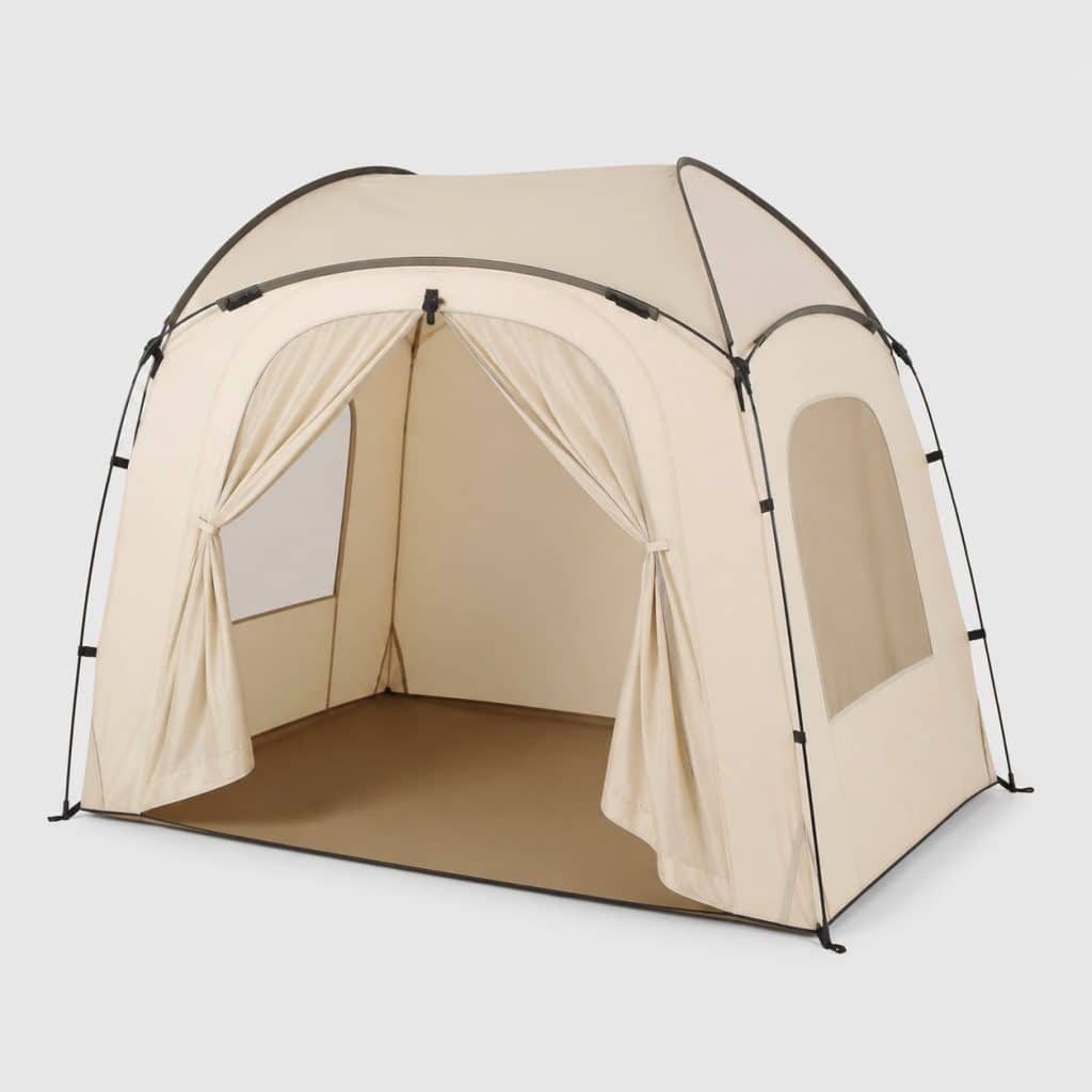 Grande tente pop-up enfant, vue studio