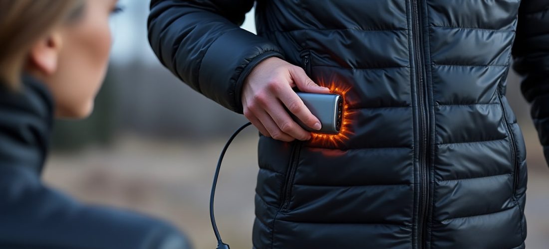 découvrez comment alimenter facilement votre vêtement chauffant à l'aide d'une batterie externe pour rester au chaud lors de vos activités en extérieur.